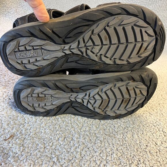 Khombu Sandals Mens 8 Black Travis Outdoor Hiking Walking Active Lake River - Picture 11 of 13